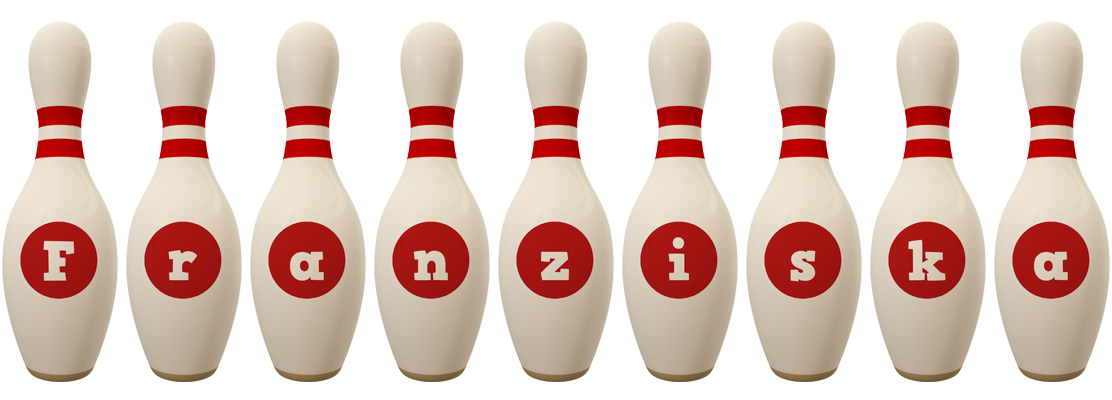 Franziska bowling-pin logo