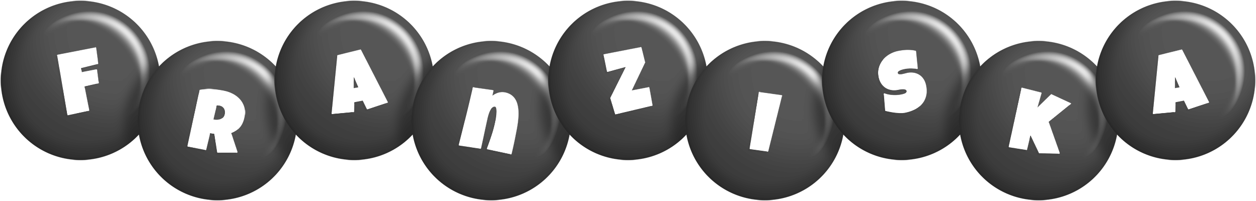 Franziska candy-black logo