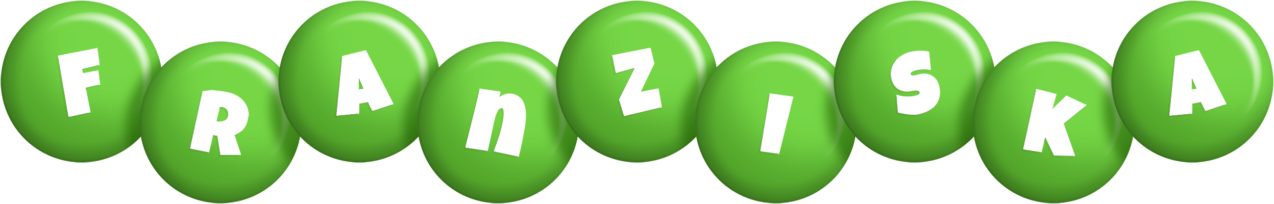 Franziska candy-green logo