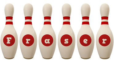 Fraser bowling-pin logo