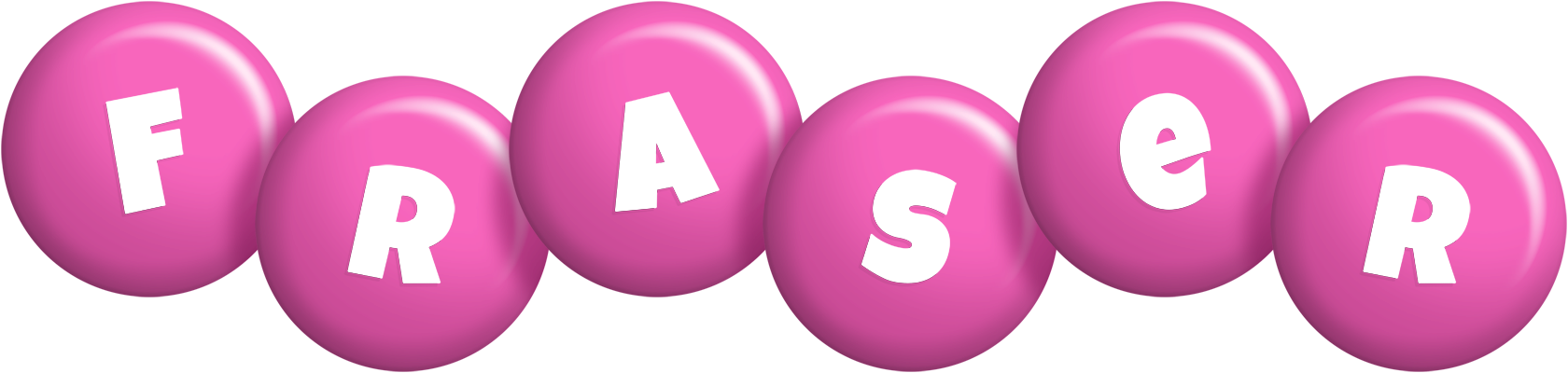Fraser candy-pink logo