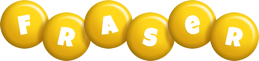 Fraser candy-yellow logo