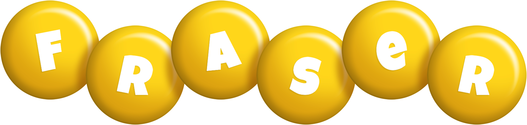 Fraser candy-yellow logo