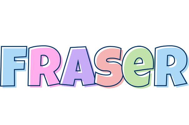 Fraser pastel logo