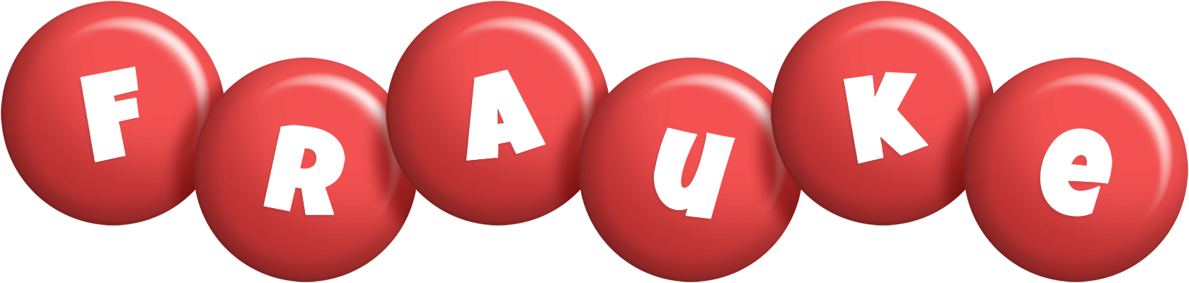 Frauke candy-red logo