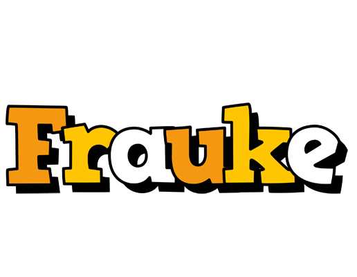Frauke cartoon logo