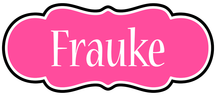 Frauke invitation logo