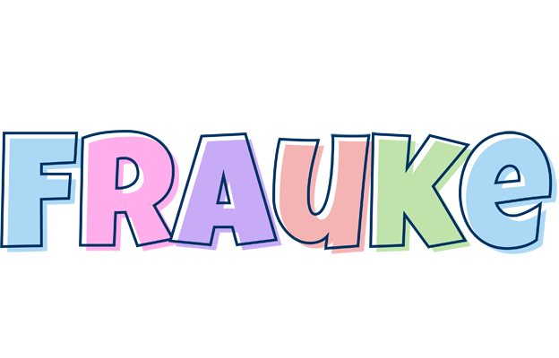 Frauke pastel logo