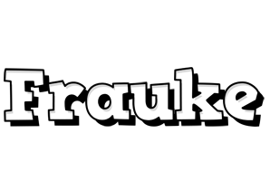 Frauke snowing logo