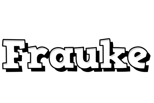 Frauke snowing logo
