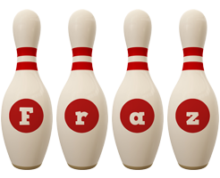 Fraz bowling-pin logo