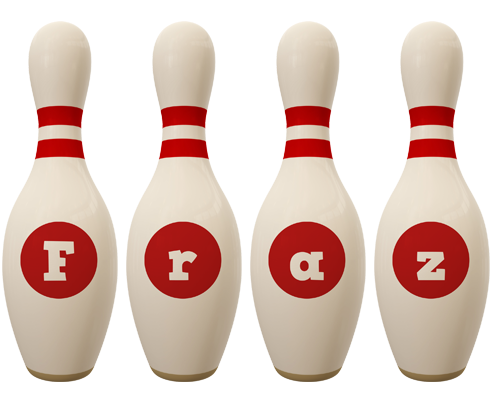 Fraz bowling-pin logo