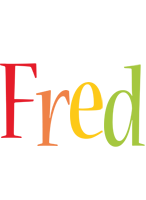 Fred birthday logo