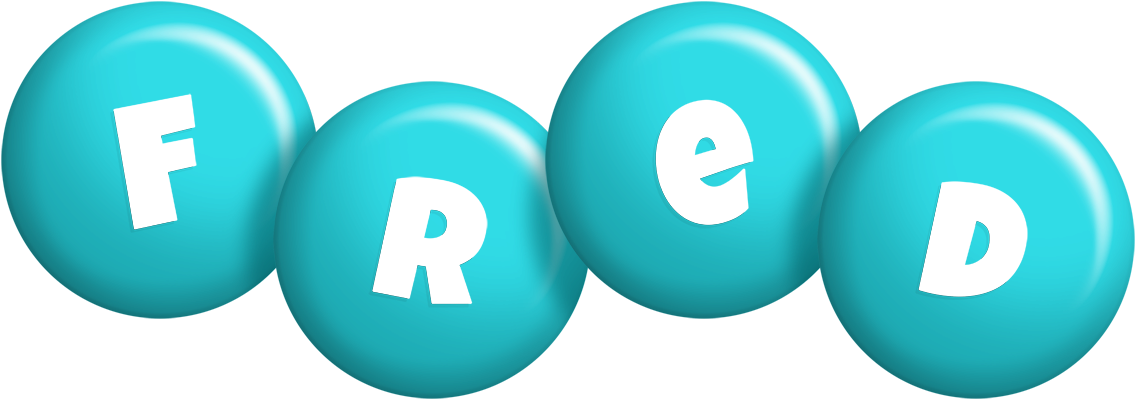 Fred candy-azur logo