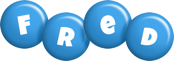Fred candy-blue logo