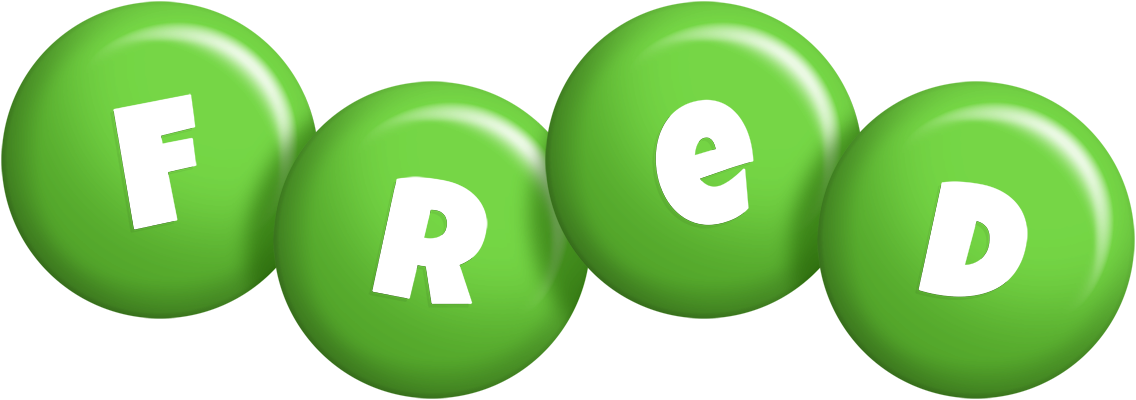 Fred candy-green logo