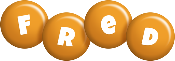 Fred candy-orange logo