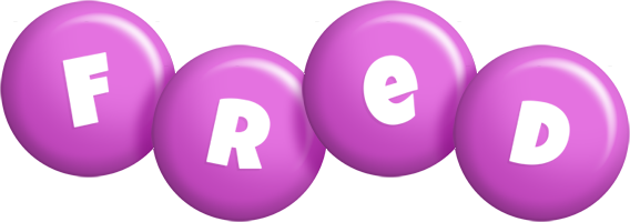 Fred candy-purple logo