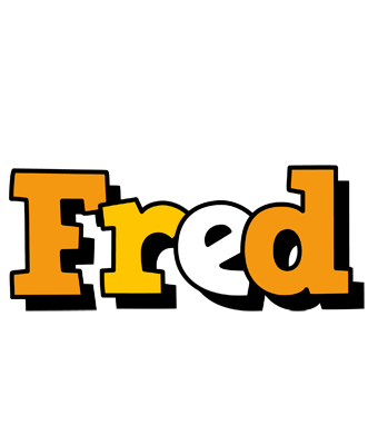 Fred cartoon logo