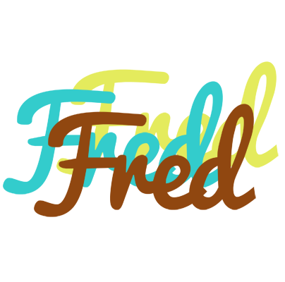 Fred cupcake logo