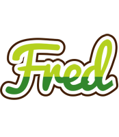 Fred golfing logo