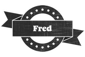 Fred grunge logo