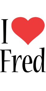 Fred i-love logo
