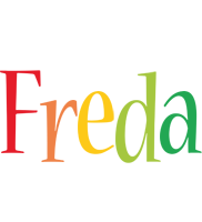 Freda birthday logo