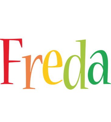 Freda birthday logo