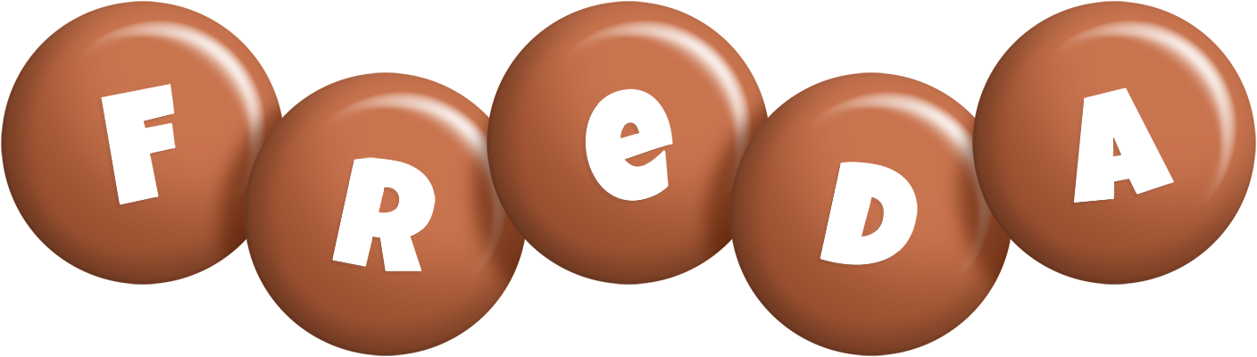 Freda candy-brown logo