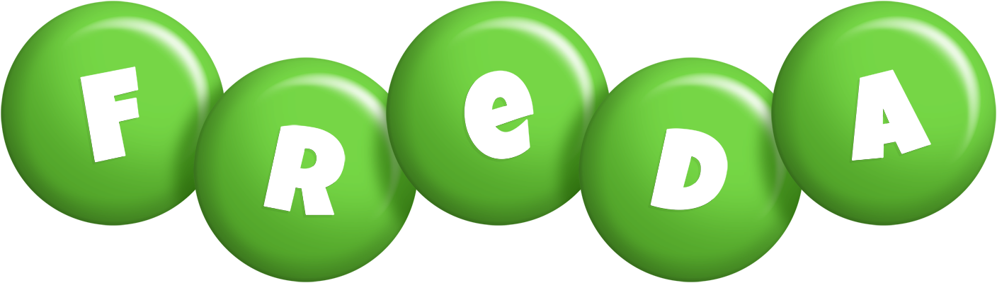 Freda candy-green logo