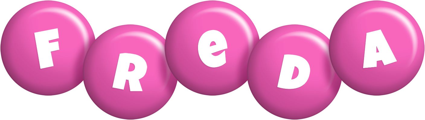 Freda candy-pink logo
