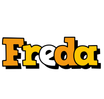 Freda cartoon logo