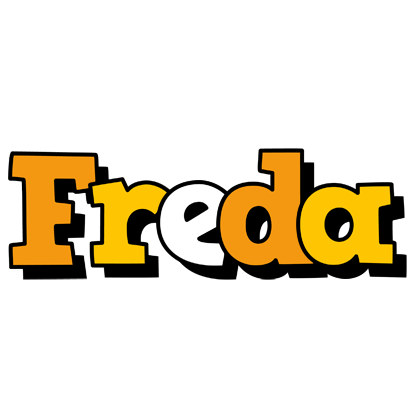 Freda cartoon logo