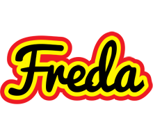 Freda flaming logo