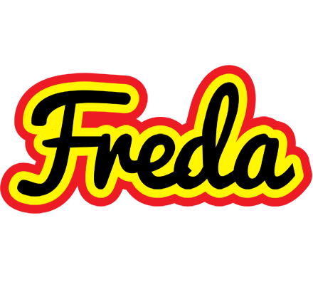 Freda flaming logo