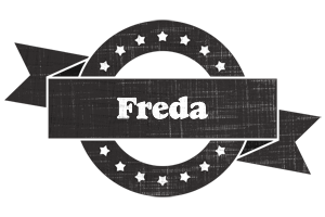 Freda grunge logo