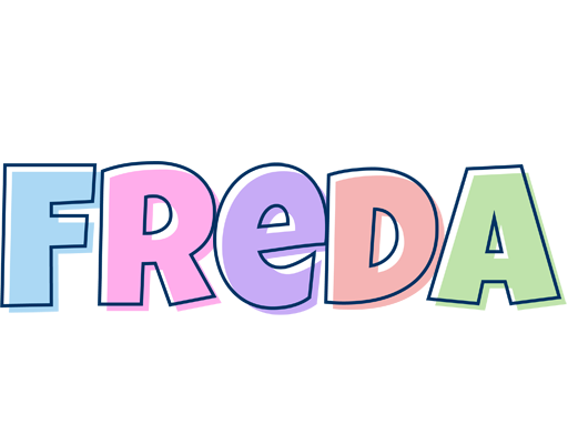 Freda pastel logo