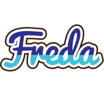 Freda raining logo