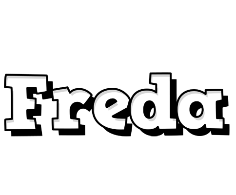Freda snowing logo