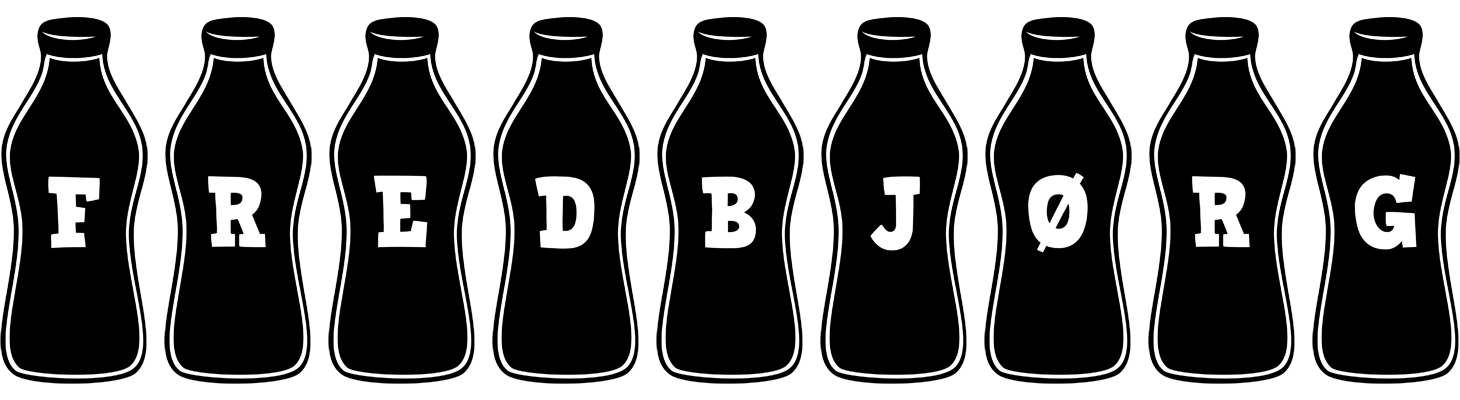 Fredbjørg bottle logo