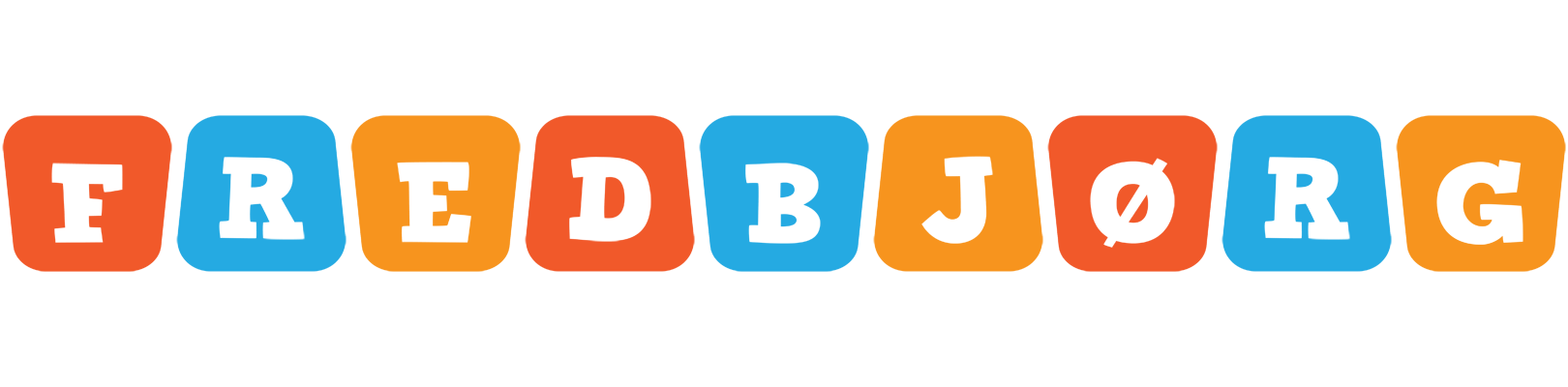 Fredbjørg comics logo