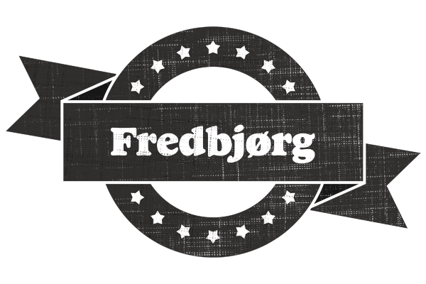 Fredbjørg grunge logo