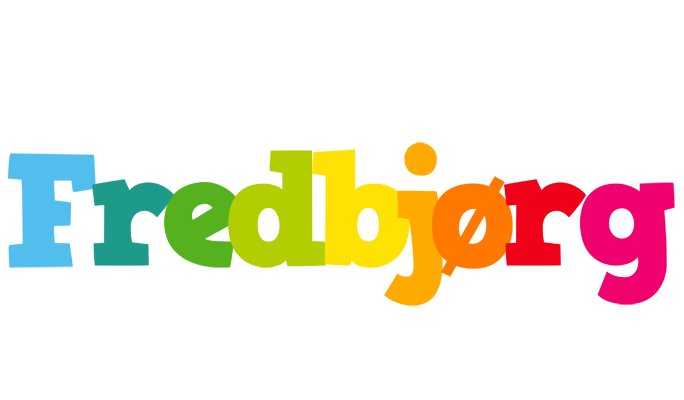 Fredbjørg rainbows logo