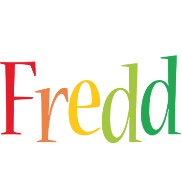 Fredd birthday logo