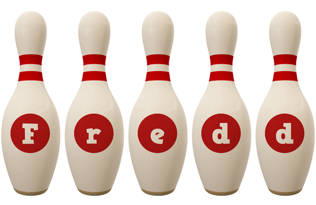 Fredd bowling-pin logo