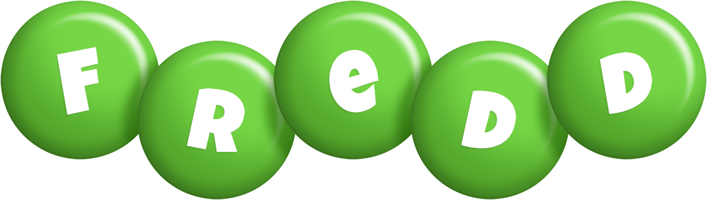 Fredd candy-green logo