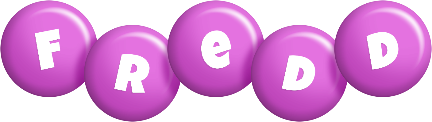 Fredd candy-purple logo