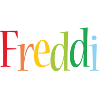 Freddi birthday logo