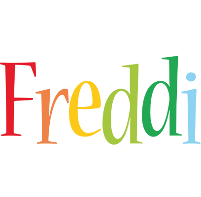 Freddi birthday logo